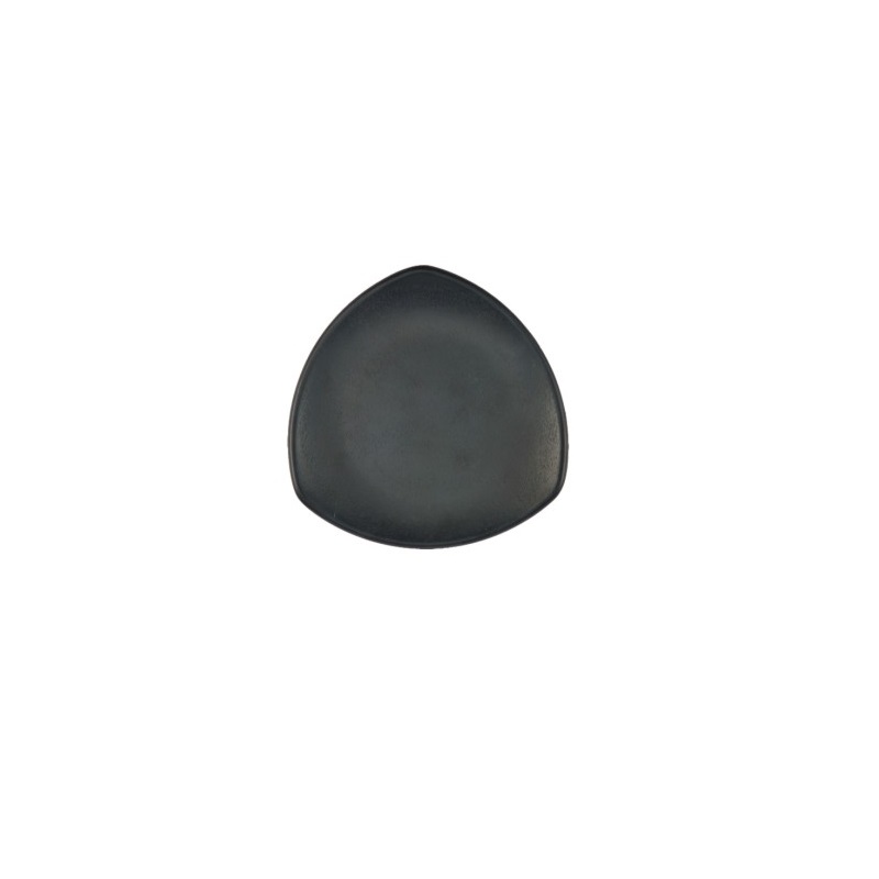 陶面三角盤 黑 15.5*1.5cm