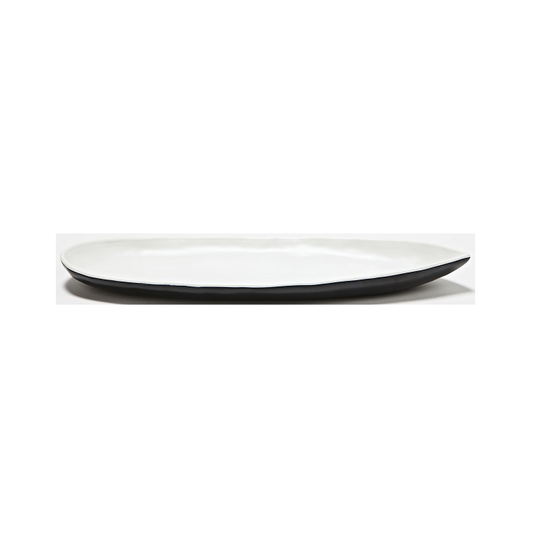 美耐皿 桃山葉型淺盤 34.3x13x3cm
