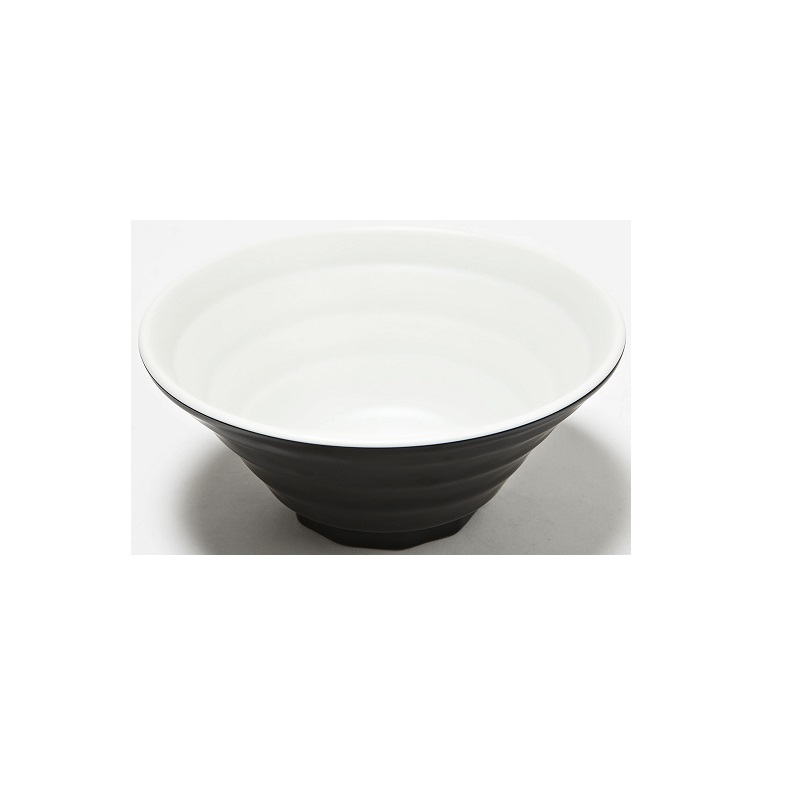 美耐皿 桃山螺紋湯碗 19.5x8.6cm