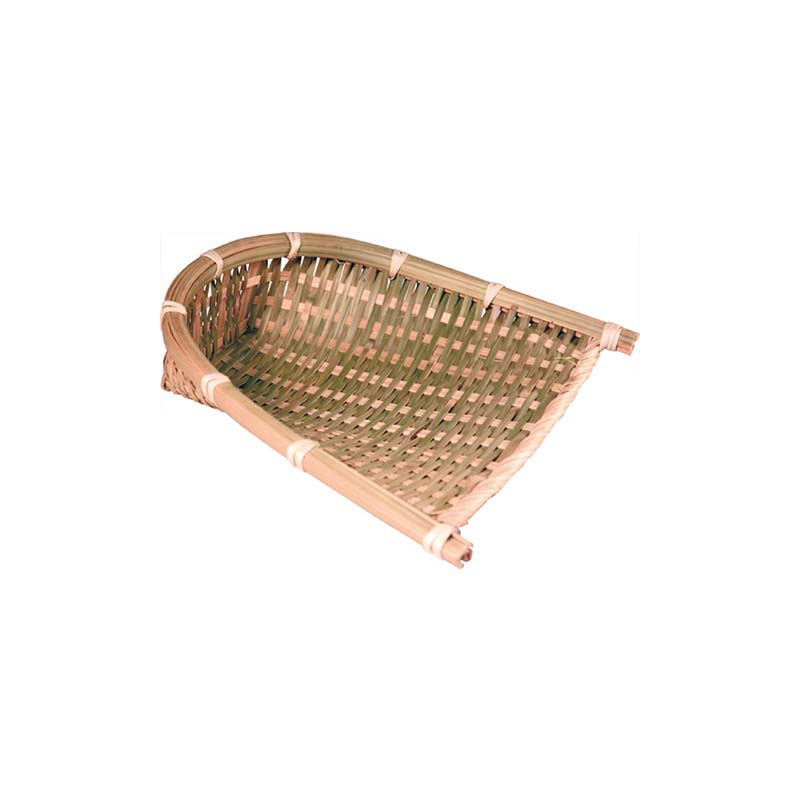 竹編畚箕盛器-小17*16cm