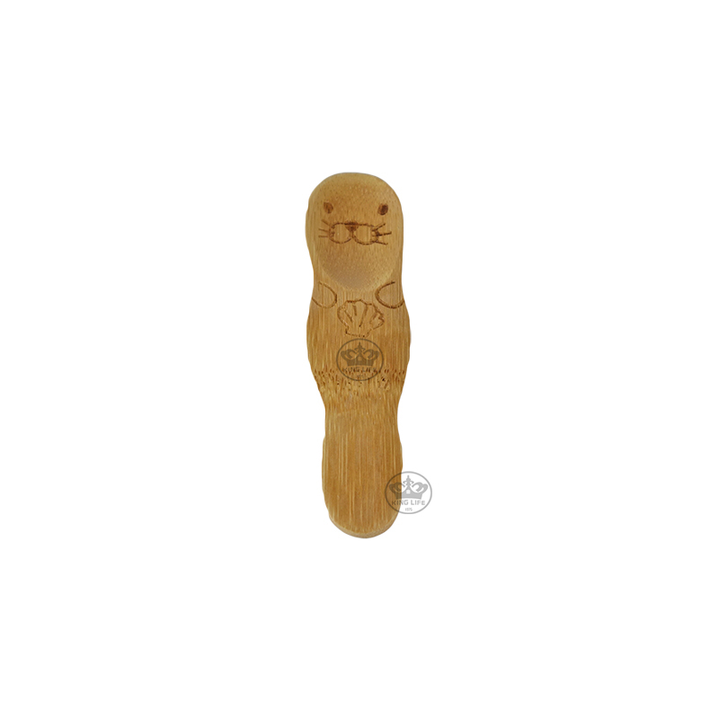 動物款竹匙-海豹 10.4*2.8cm