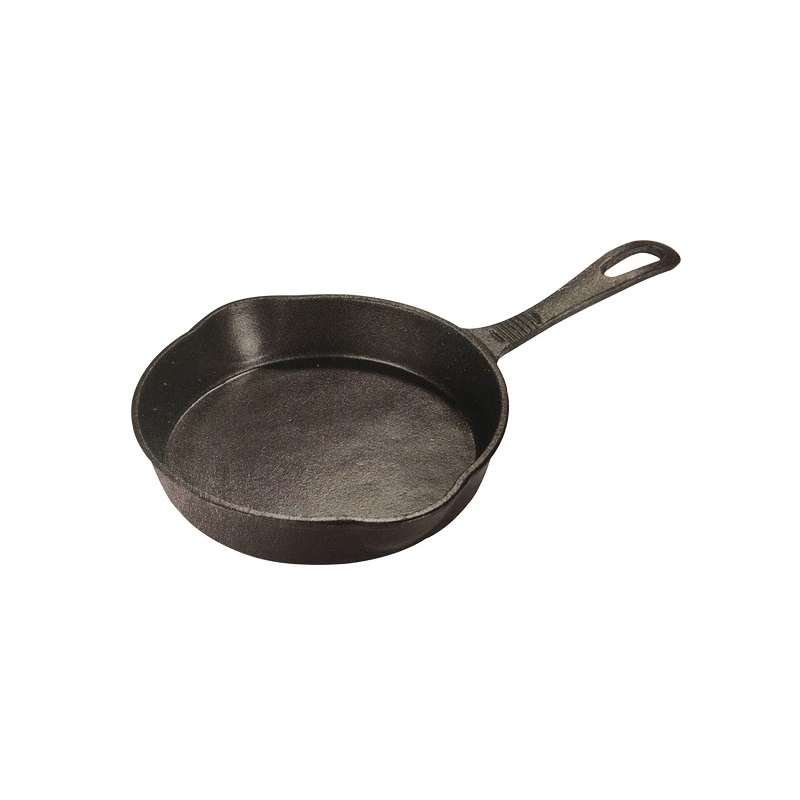 鑄鐵單柄雙嘴煎鍋(圓)16cm
