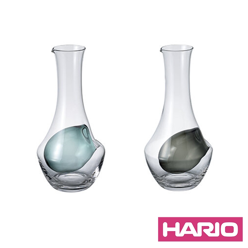 Hario 手工森韻清酒冷酒瓶(藍綠)