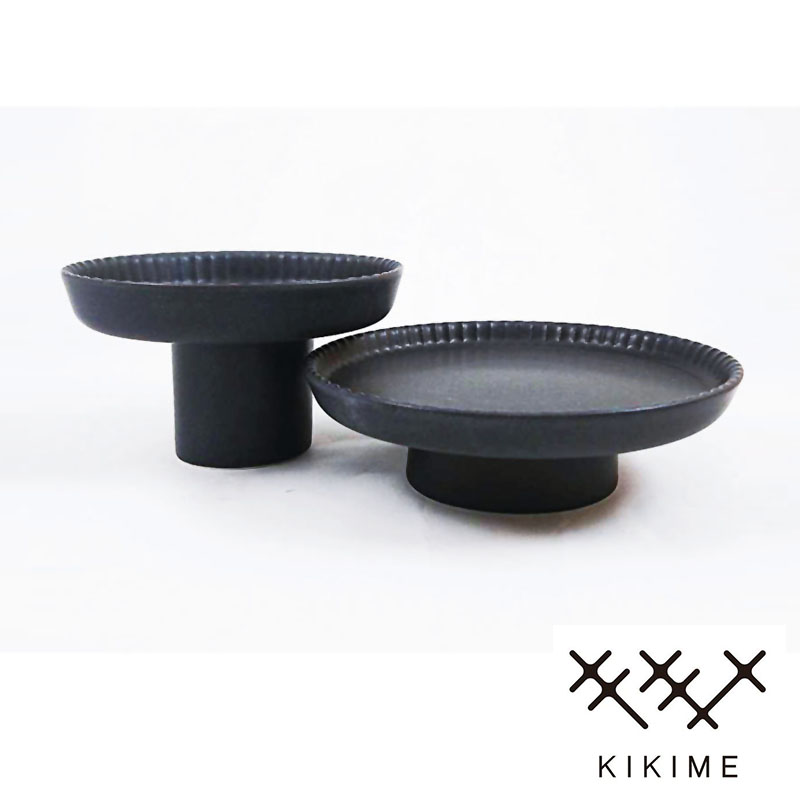 Kikime 高腳盤-黑S 135 x 73 mm