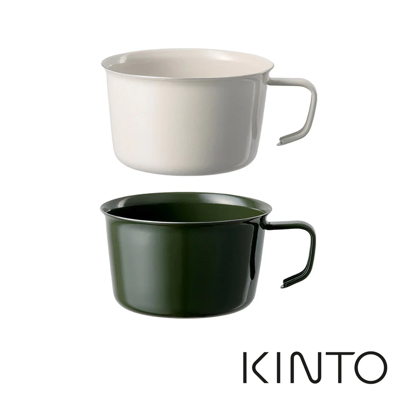 KINTO FORIS 琺瑯不鏽鋼寬口馬克杯