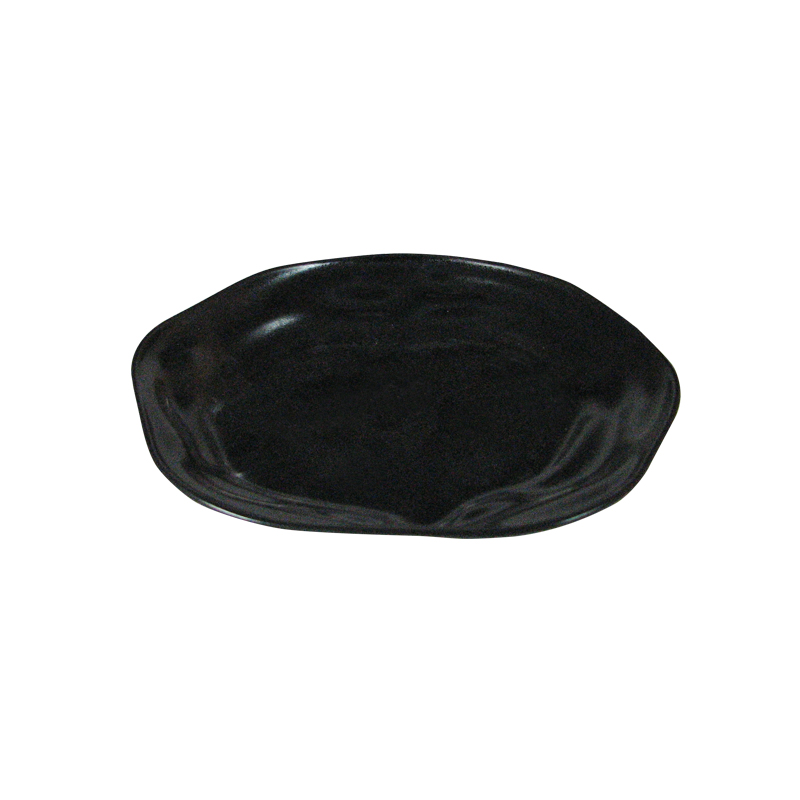 象牙強化 6.5吋岩紋皿 黑色