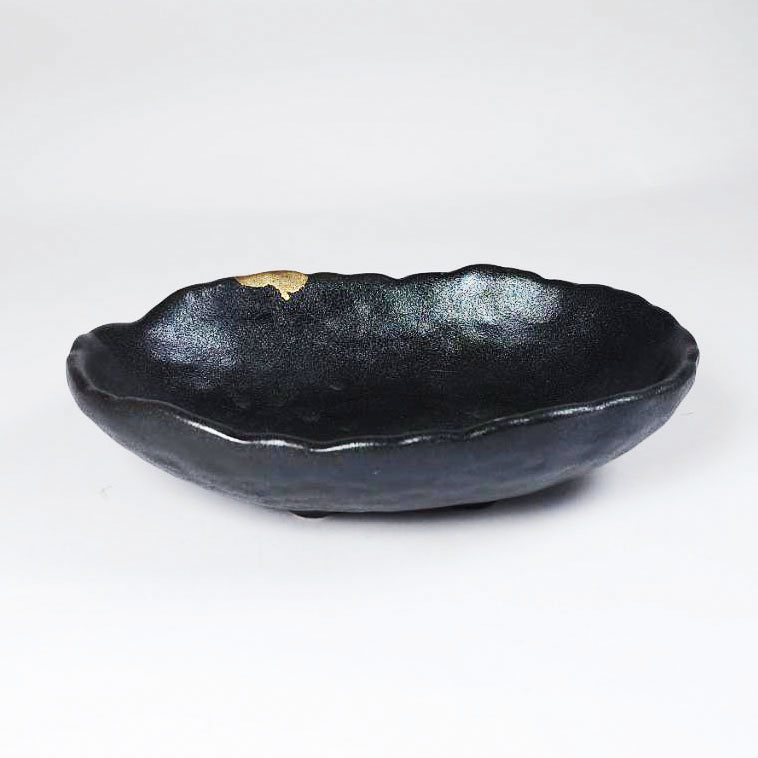 金唇黑沙8.5"元寶碗