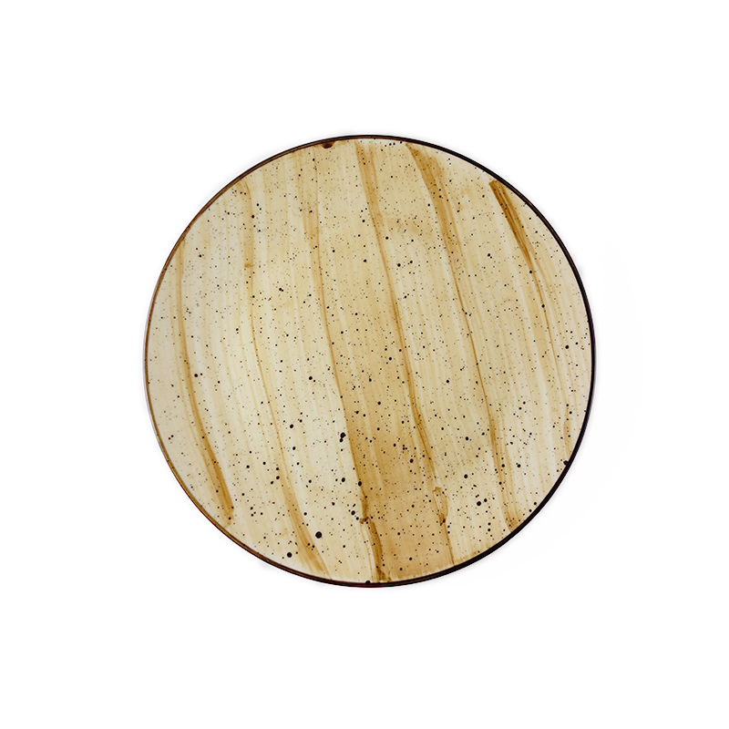 ETF手繪木紋料理盤