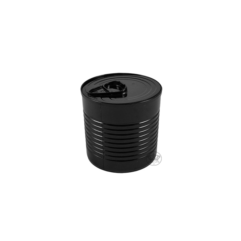 塑料馬口鐵罐-黑色-110ml