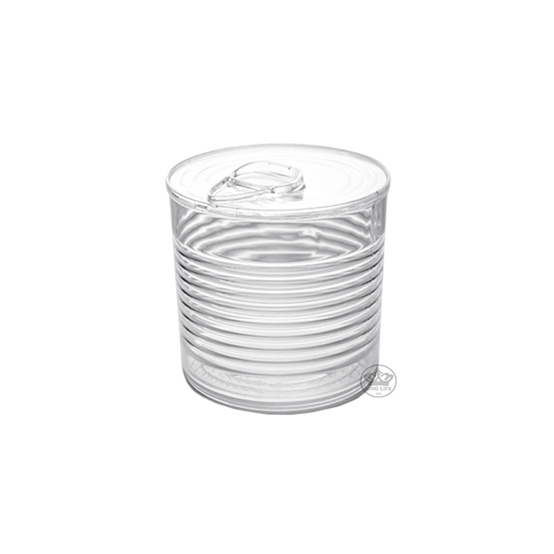 塑料馬口鐵罐-透明-220ml