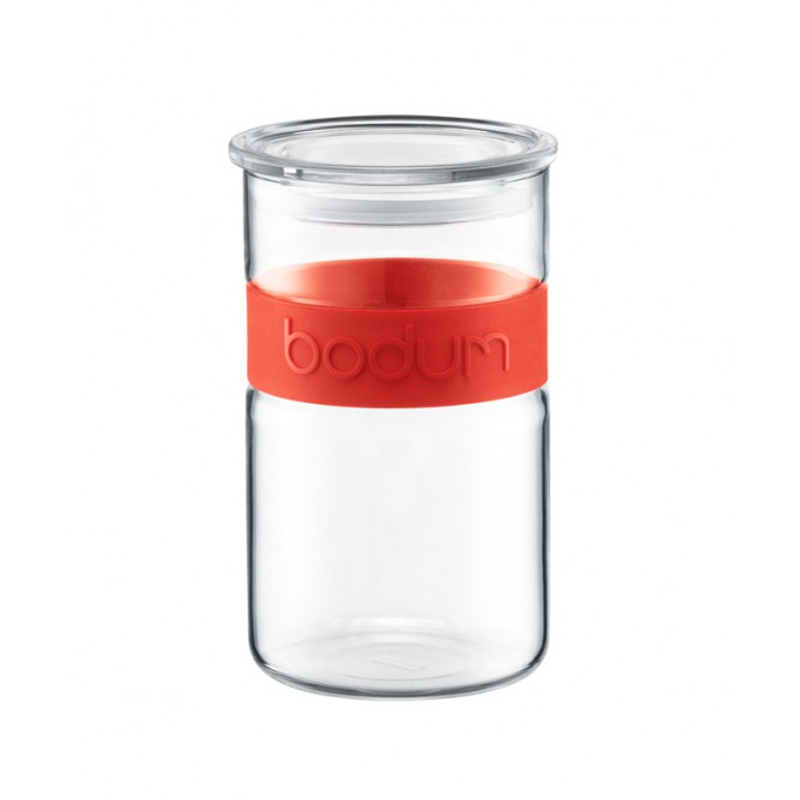 PRESSO儲物罐1L-紅色(捷克製)