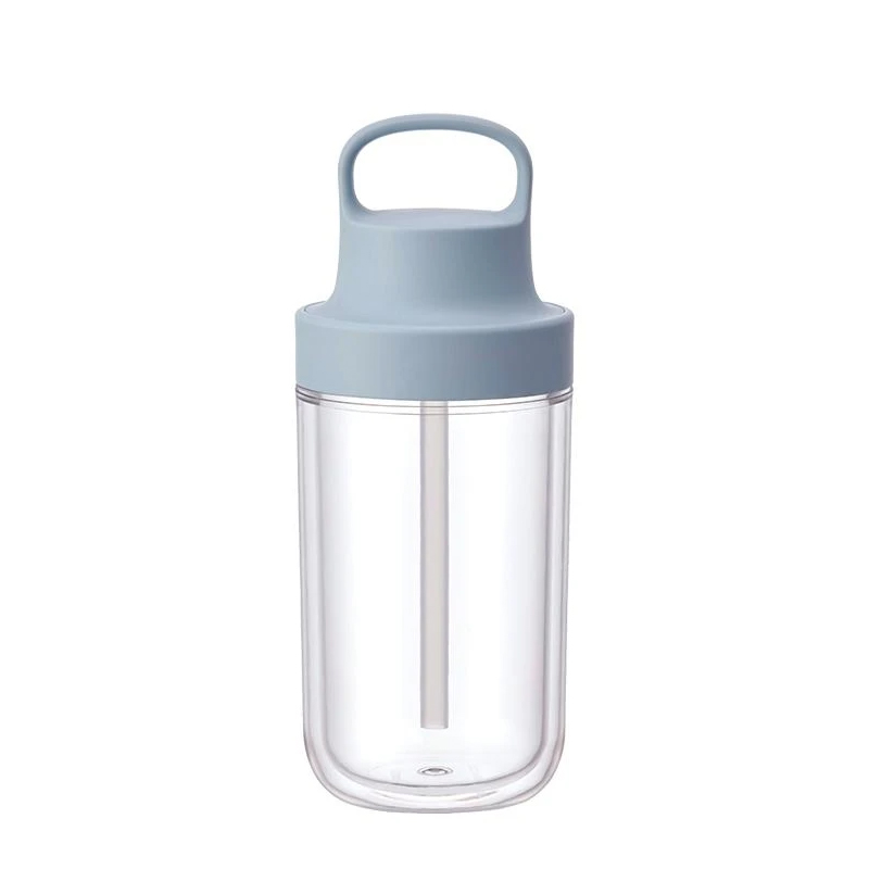 TO GO BOTTLE 雙層隨手瓶 360ml-清水藍
