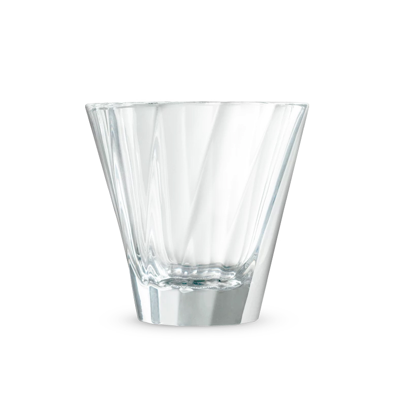 180ml Twisted Cappuccino Glass (Clear)