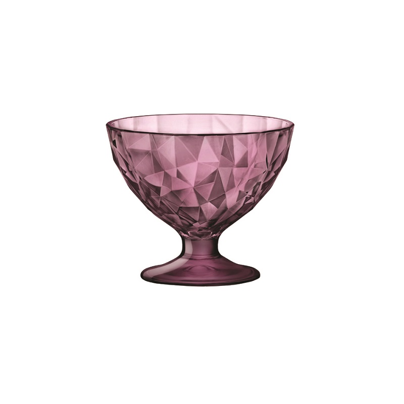 波米歐立 鑽石冰淇淋杯-紫 220ml∮102 H86mm