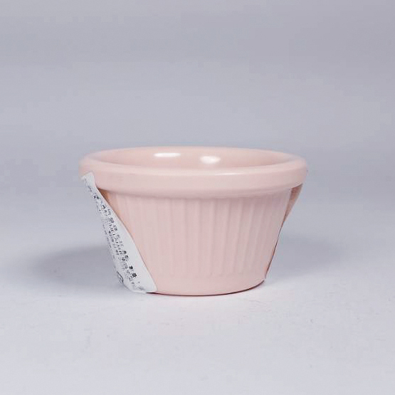 3.3"線條沾醬杯 水漾粉 85*45mm