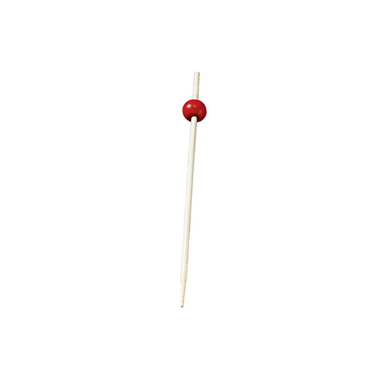 15cm彩珠串(圓紅色)-100支/包