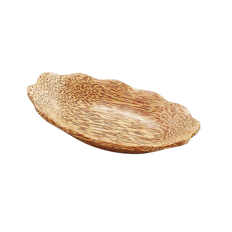 棕櫚木盤-橢圓花邊 19*11.5*H3.7cm