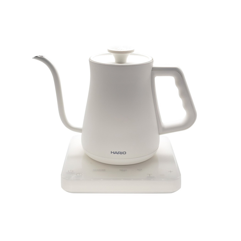 Hario 阿爾法溫控細口壺 -650ml(白)