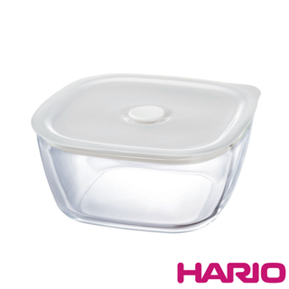HARIO 方形玻璃密封保鮮盒1200ml