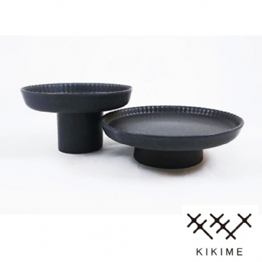 Kikime 高腳盤-黑S 135 x 73 mm
