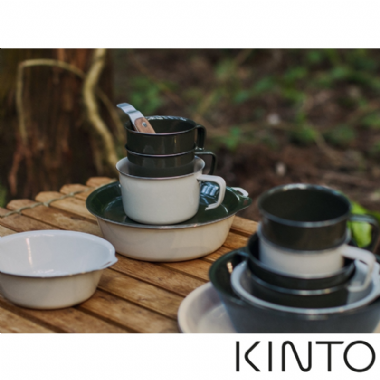 KINTO FORIS 琺瑯不鏽鋼寬口馬克杯