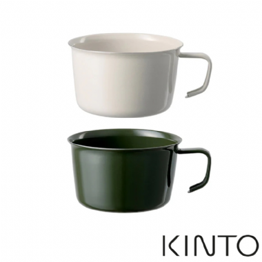 KINTO FORIS 琺瑯不鏽鋼寬口馬克杯