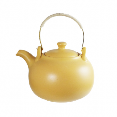唐鈺 31160黃色壺藝茶器(銅把)1600CC