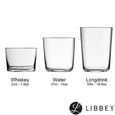 Libbey 寬口薄杯 -390ml