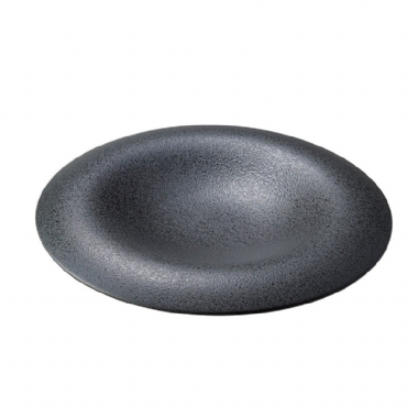 美濃燒 晶釉主餐盤(黑) - 26cm(日本製)