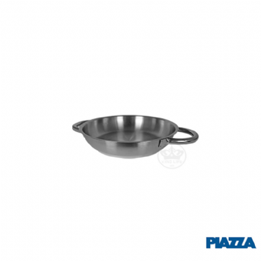 義大利PIAZZA 不鏽鋼雙耳煎鍋 24X4.5CM