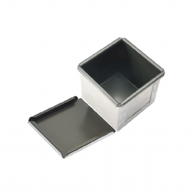 正方型鍍鋁土司盒(不沾) 內徑60*60*60mm