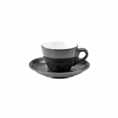 13號-咖啡杯盤組 黑 165cc