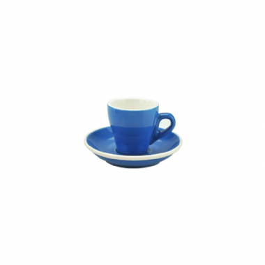17號濃縮咖啡杯盤組 深藍 90cc