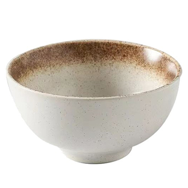 日本粗陶瓷4.5吋碗 摩卡