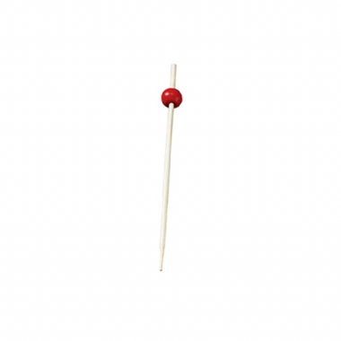 15cm彩珠串(圓紅色)-100支/包