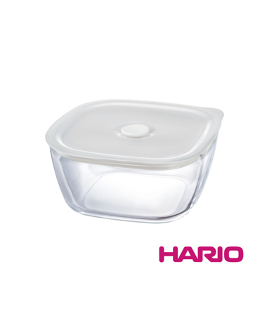 HARIO 方形玻璃密封保鮮盒1200ml
