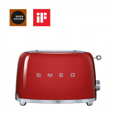 義大利SMEG兩片式烤麵包機-魅惑紅